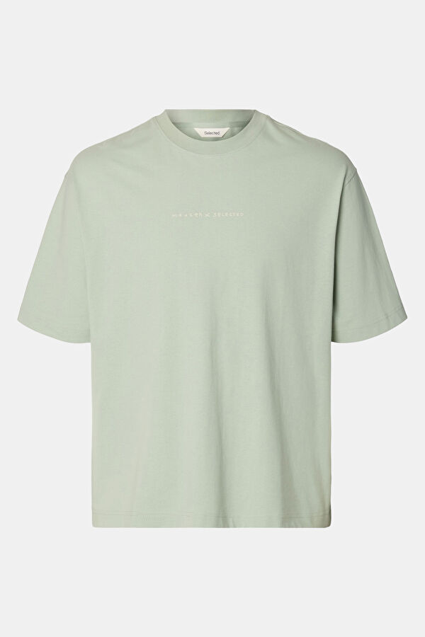 Light Green Men's Crew Neck T-Shirt