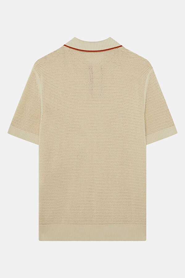 Cream Men's Polo Shirt 2