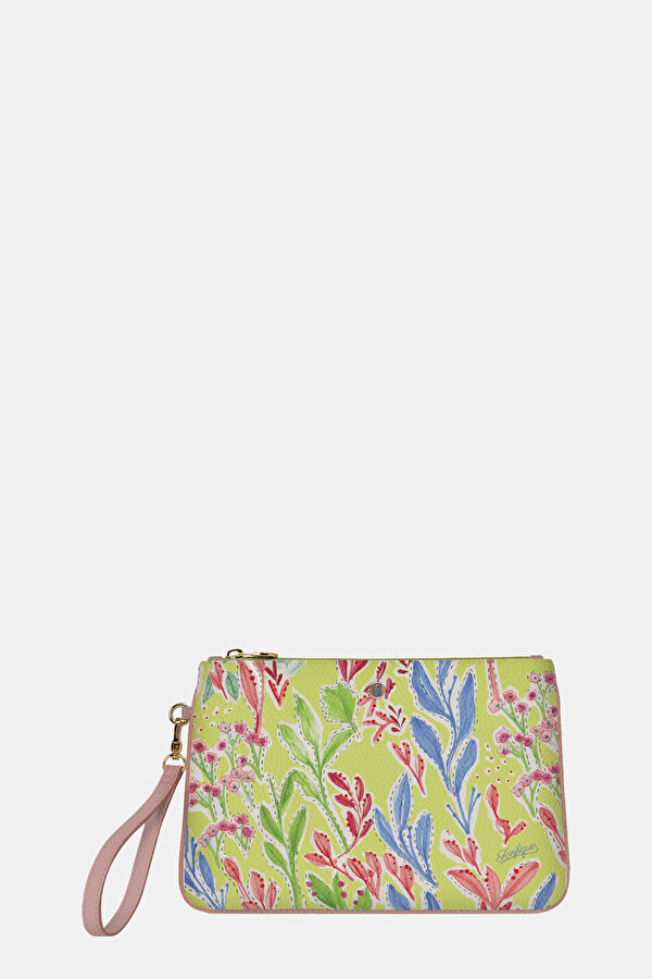 Multicolored Patterned Leather Bag