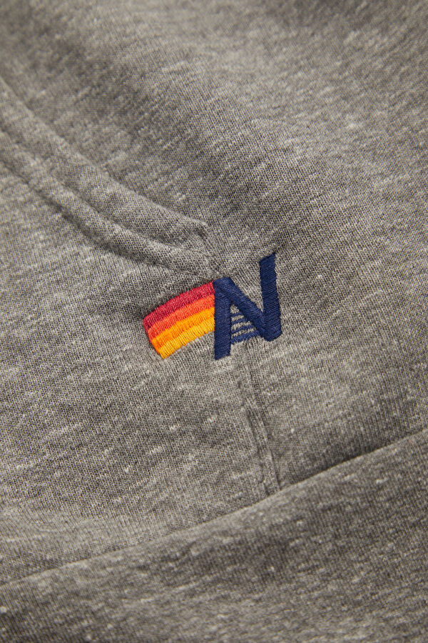 Gri Melanj Kapuşonlu Kadın Sweatshirt 5