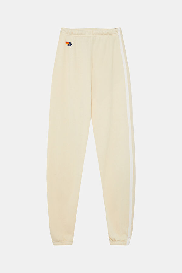 Krem Skinny Kadın Spor Pantolon