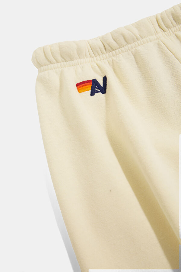 Krem Skinny Kadın Spor Pantolon 3