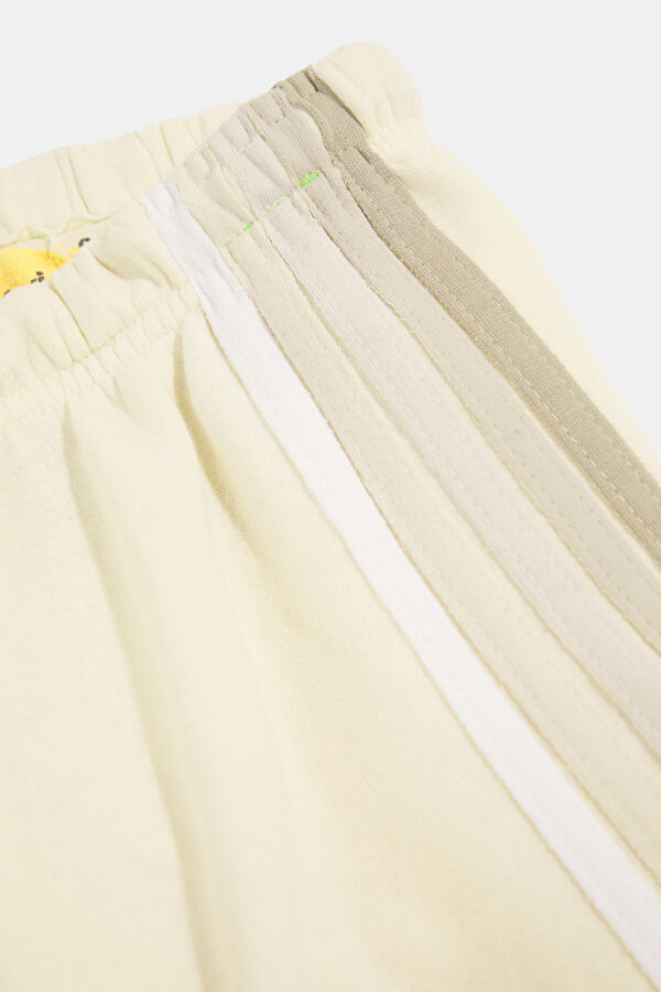 Krem Skinny Kadın Spor Pantolon 4