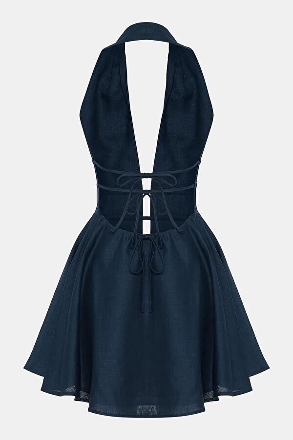 Navy Blue Women's Dress 2