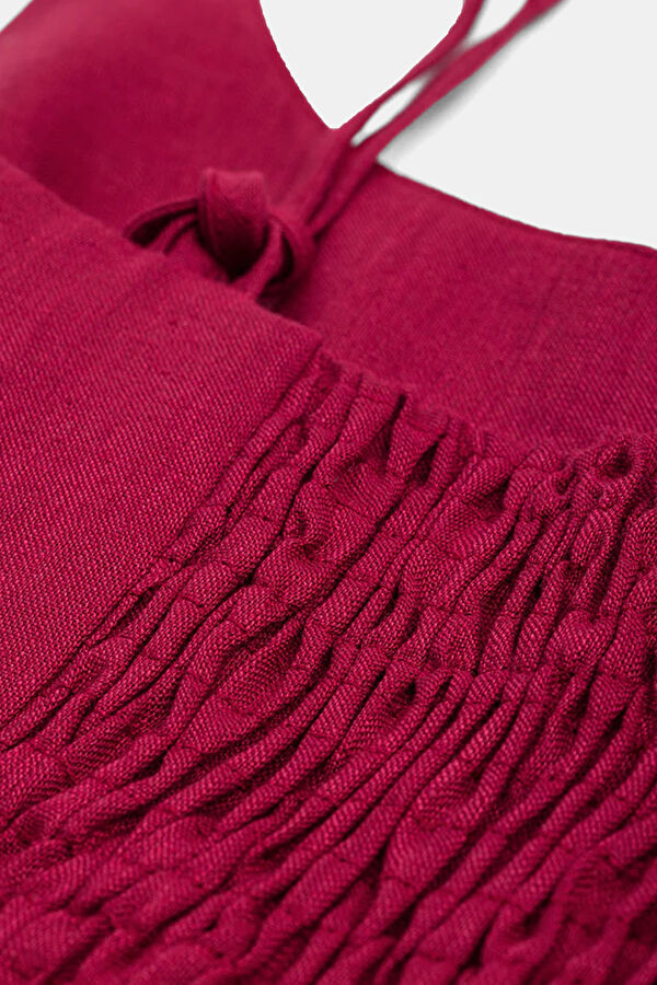 Burgundy Women's Dress 3
