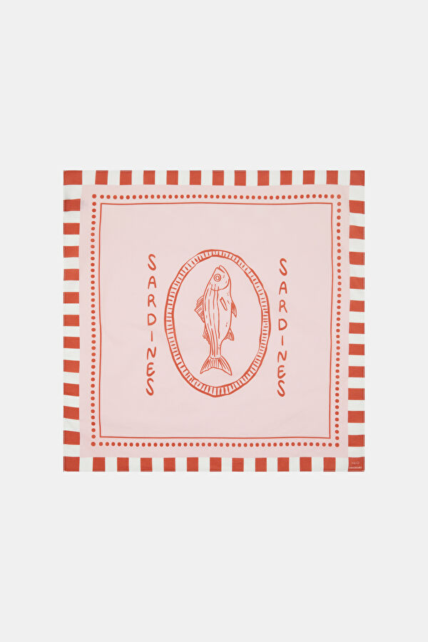 Çok Renkli Desenli Bandana