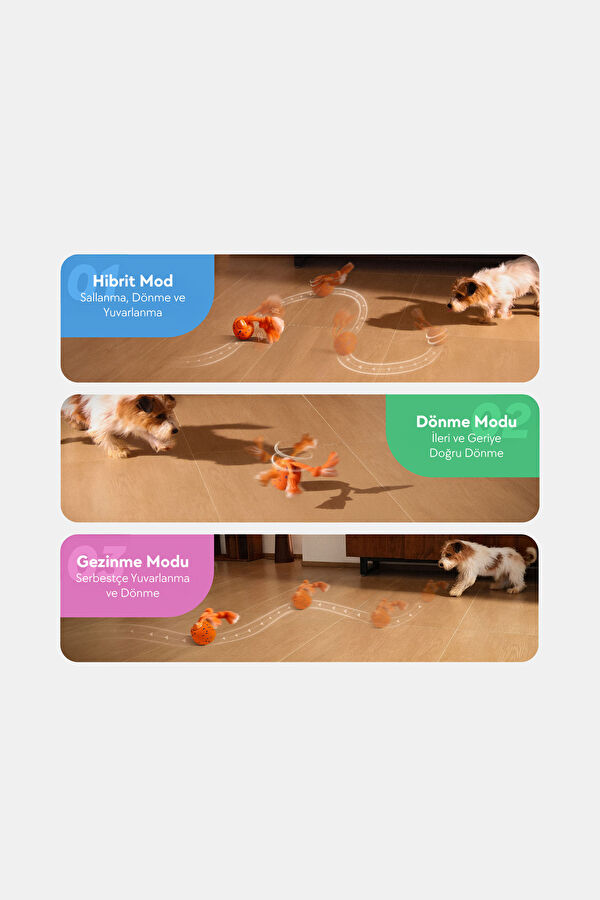 Wicked Ball Rolly Şarjlı İnteraktif Köpek Oyuncak Topu 3
