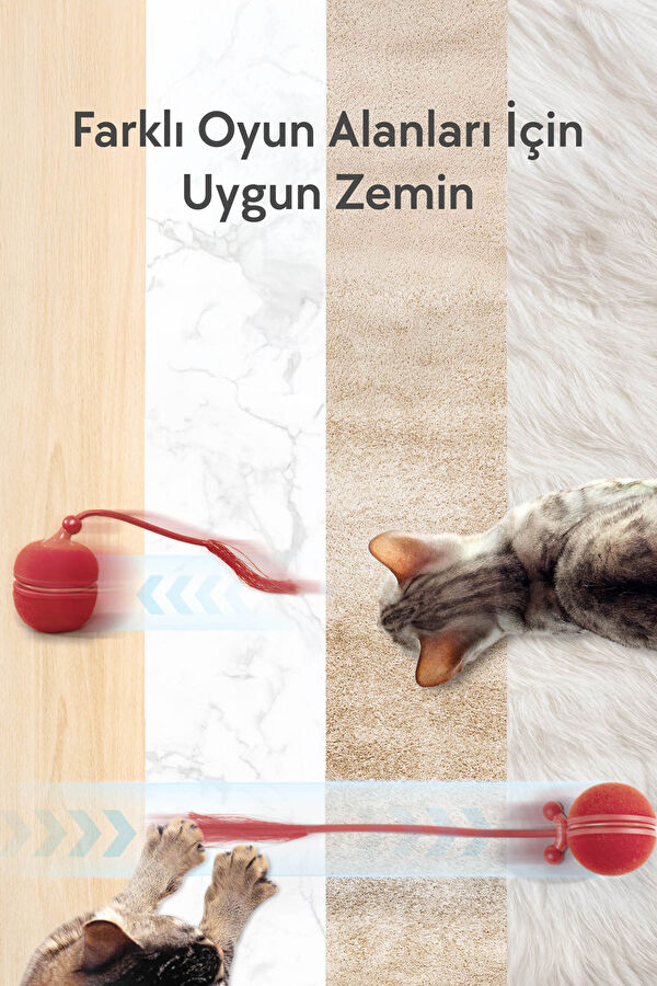 Wicked Ball Duo2 İnteraktif Şarjlı Kedi Oyun Topu 5