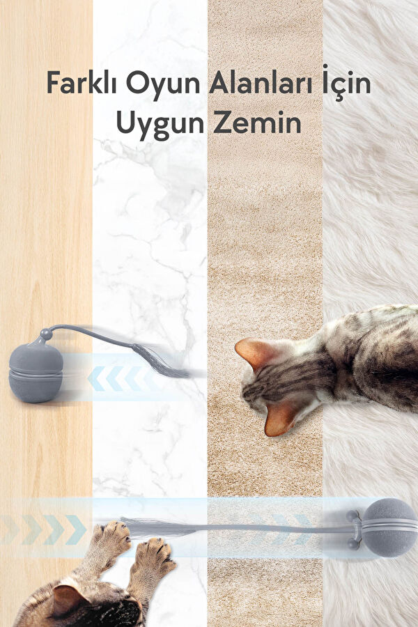 Wicked Ball Duo2 İnteraktif Şarjlı Kedi Oyun Topu 5