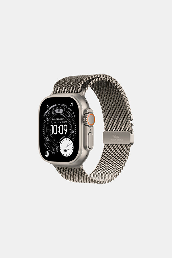 Watch 49mm Natürel Milano Kayış Orta Boy MXKD3ZM/A 2
