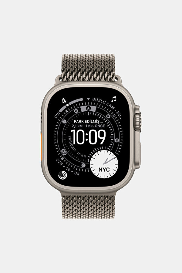 Watch 49mm Natürel Milano Kayış Orta Boy MXKD3ZM/A 3