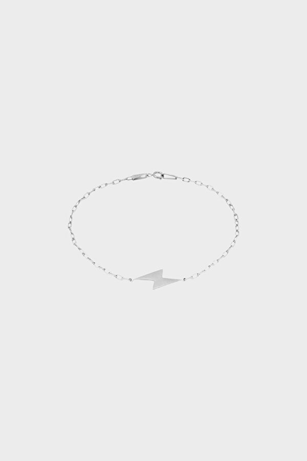 Silver Plated Lightning Chain Bracelet