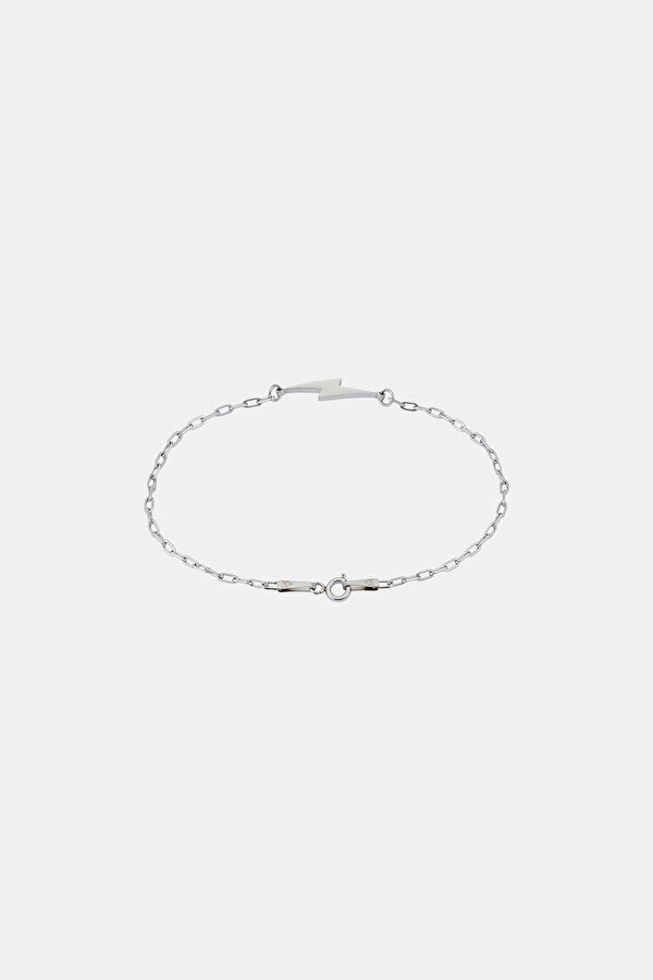Silver Plated Lightning Chain Bracelet 2