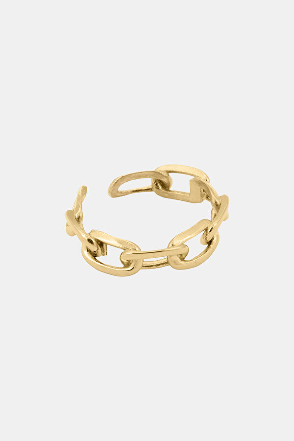 Gold Plated Forsa Chain Ring 2