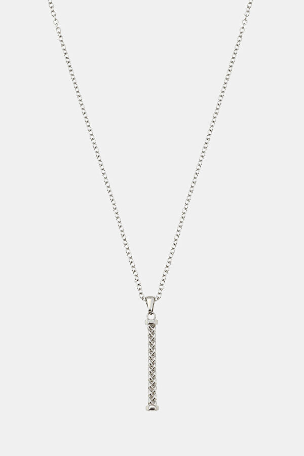 Silver Plated Mesh Necklace