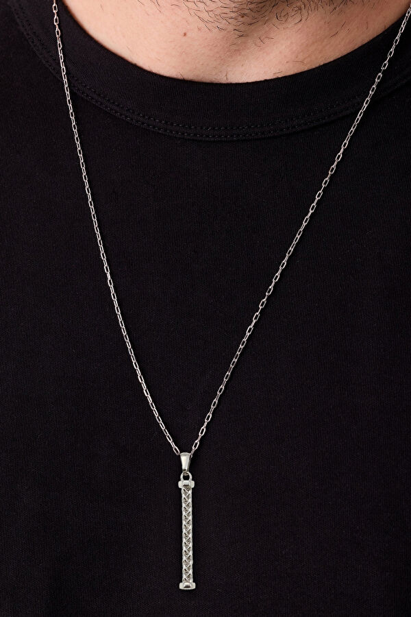 Silver Plated Mesh Necklace 4