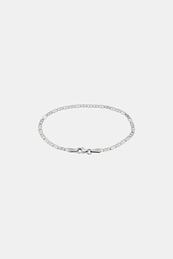 Silver Plated Bar Chain Bracelet 2