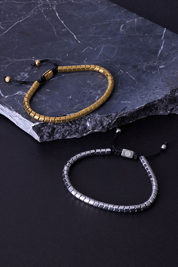Silver Plated Hematite Stone Bracelet 4