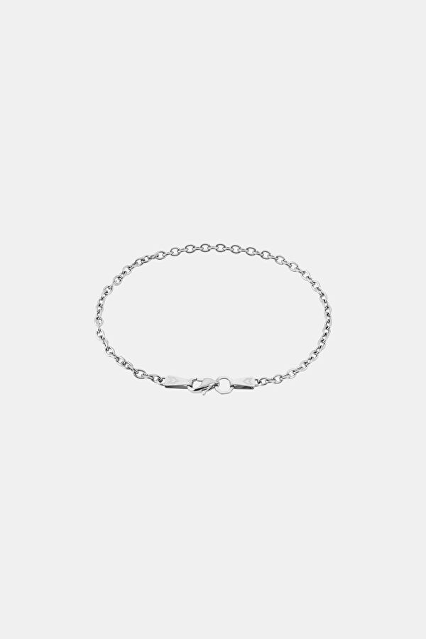 Silver Plated Cable Chain Bracelet 2