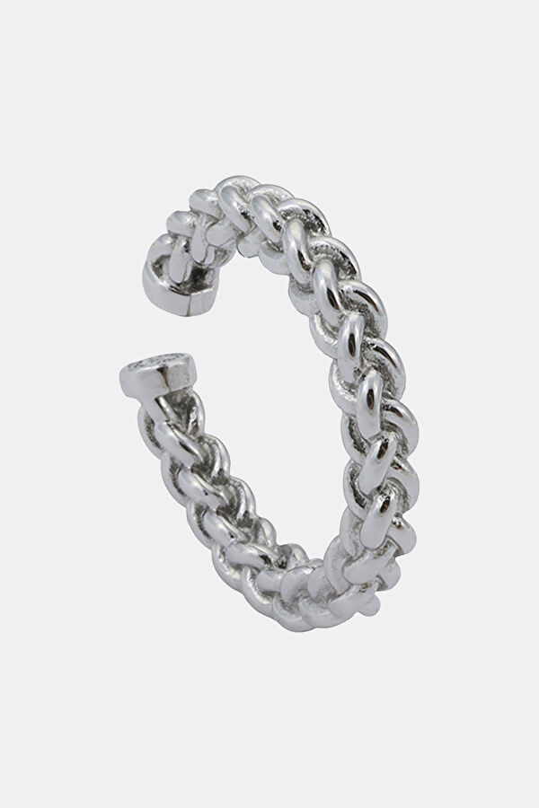 Silver Plated Mesh Ring