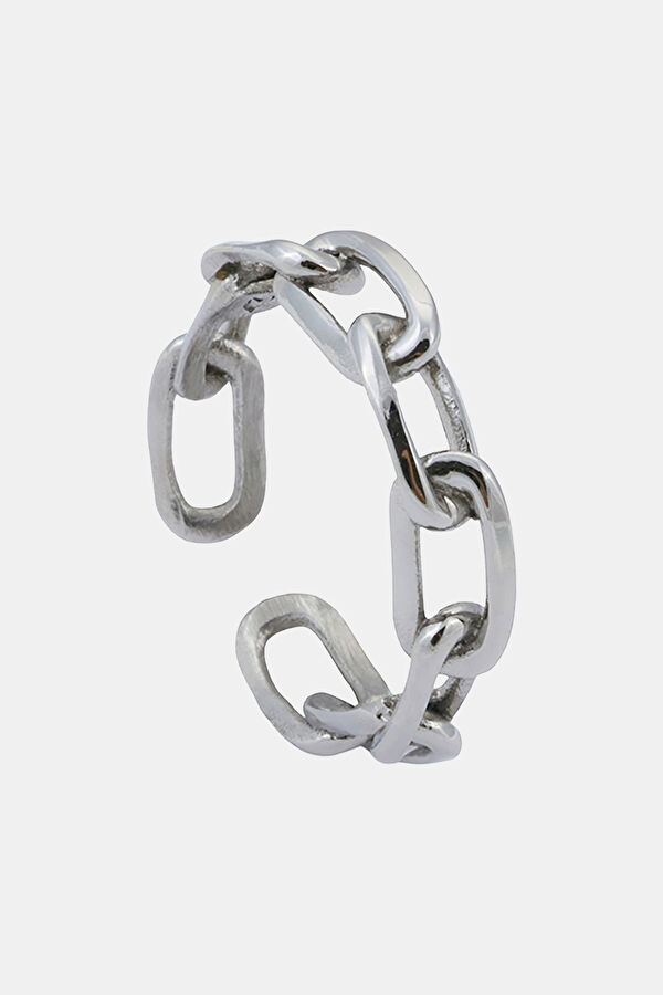 Silver Plated Forsa Chain Ring