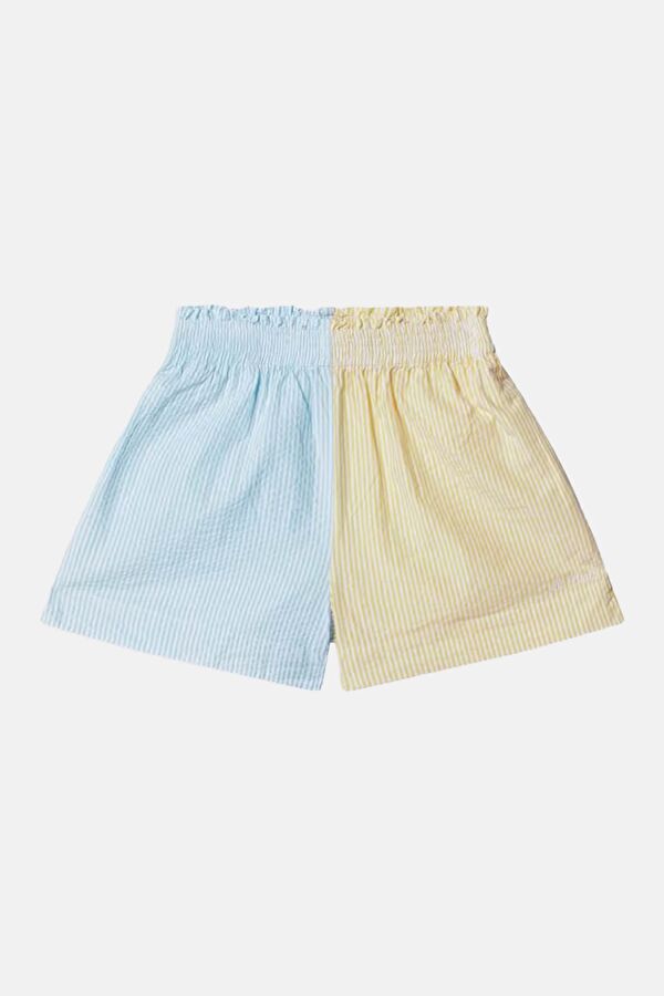Multicolored Striped Kids Shorts