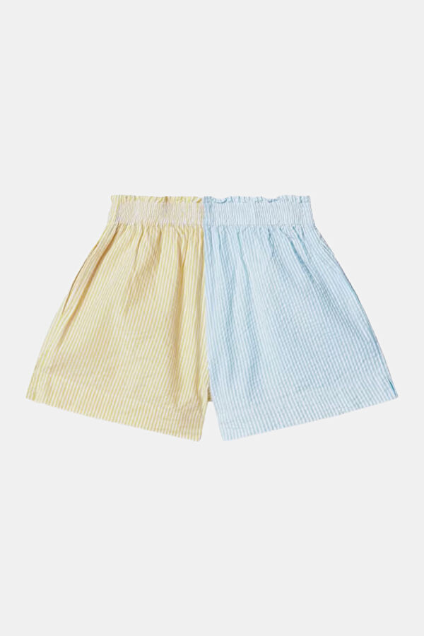 Multicolored Striped Kids Shorts 2