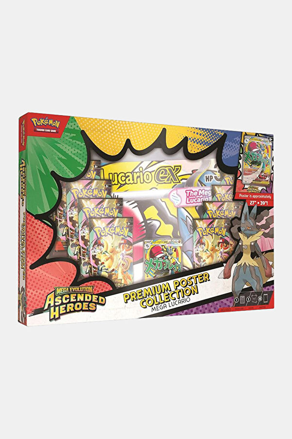 Pokémon TCG: Ascended Heroes Premium Poster Collection Mega Lucario
