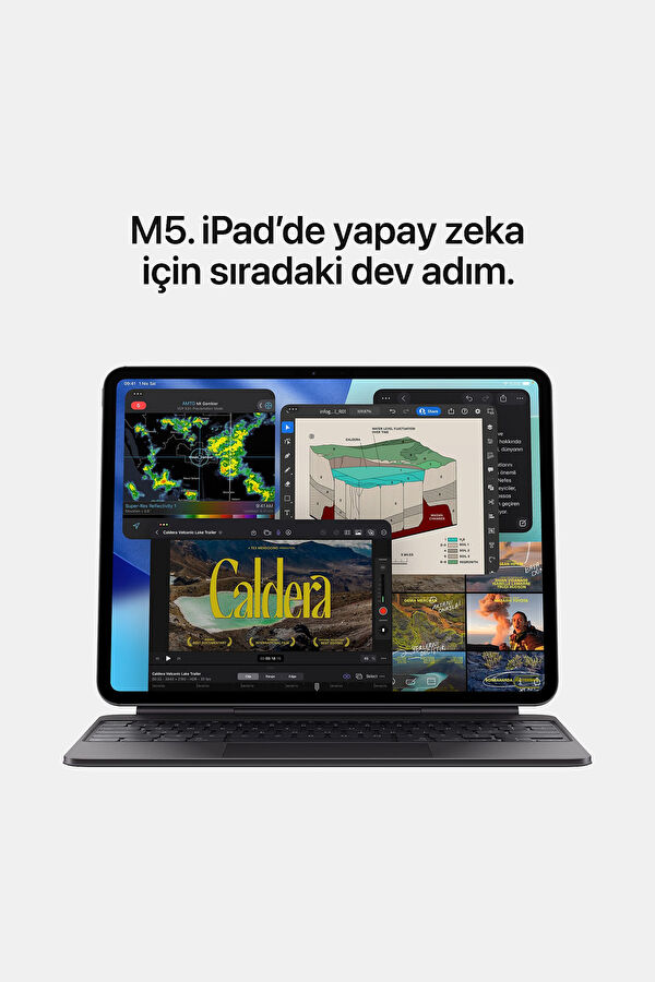 13-inch iPad Pro Wi‑Fi 256GB Standart Camlı Space Black MDYJ4TU/A 4