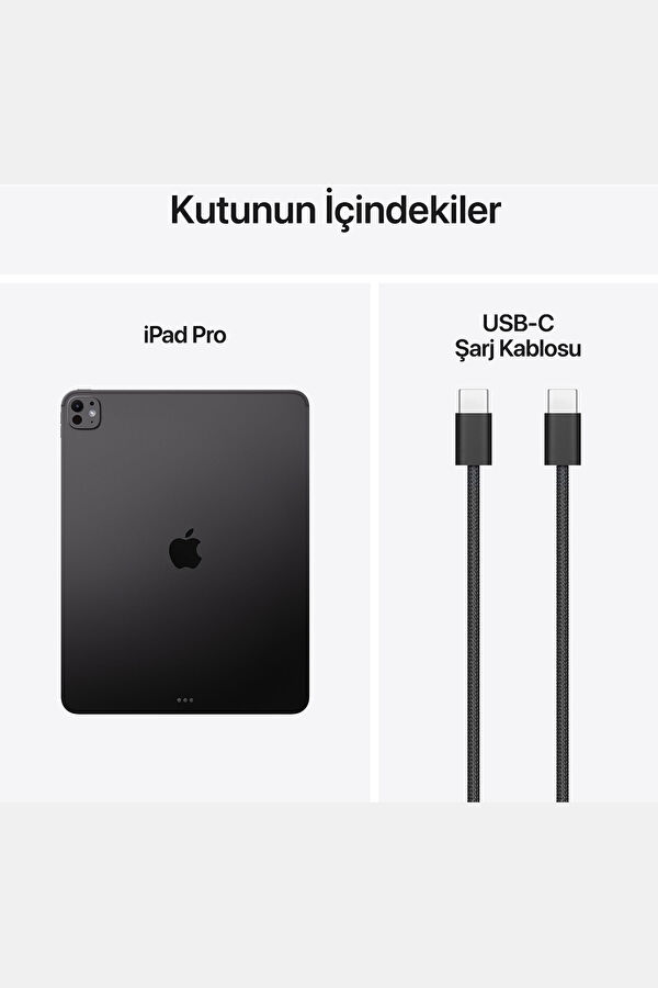 13-inch iPad Pro Wi‑Fi 256GB Standart Camlı Space Black MDYJ4TU/A 9