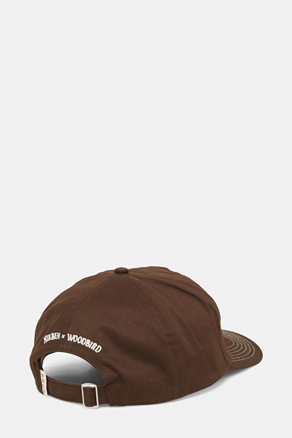 Brown Embroidered Hat 2