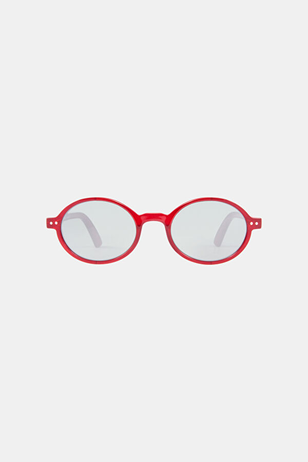 The Oval S-SG20-C009 Red Sunglasses