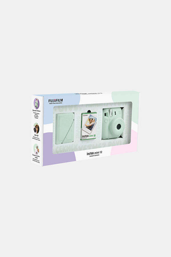 Instax Mini 12 Mint Green Bundle Box 2