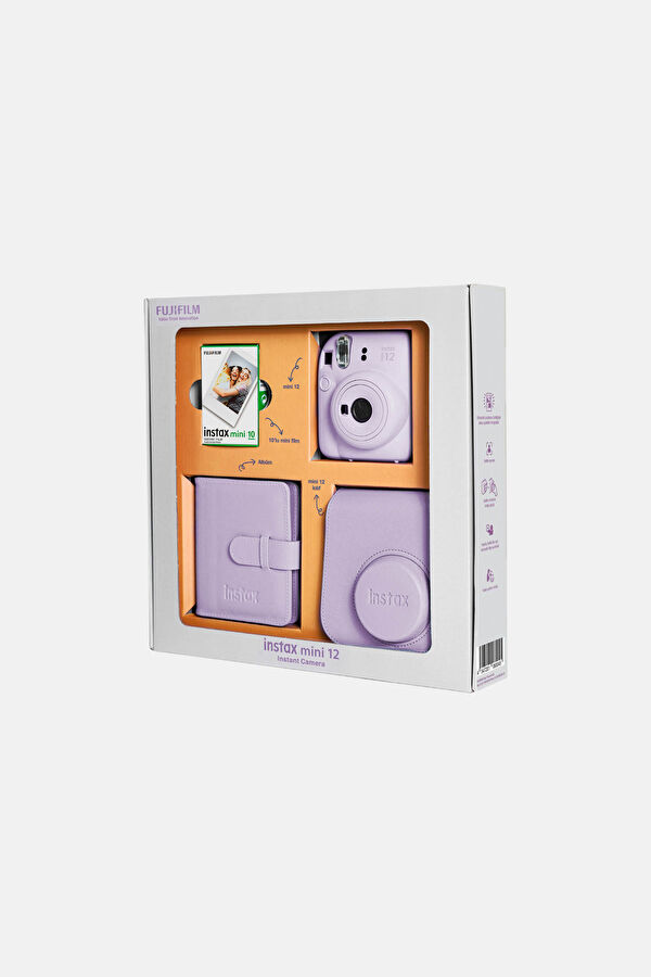 Instax Mini 12 Lila Bundle Box 2