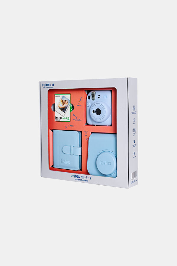 Instax Mini 12 Pastel Mavi Bundle Box 2