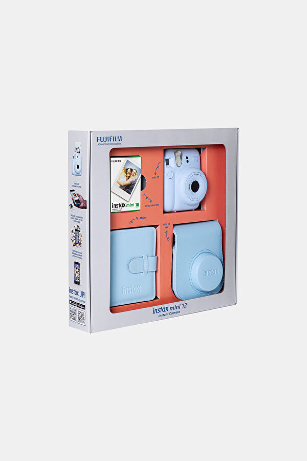 Instax Mini 12 Pastel Mavi Bundle Box 3