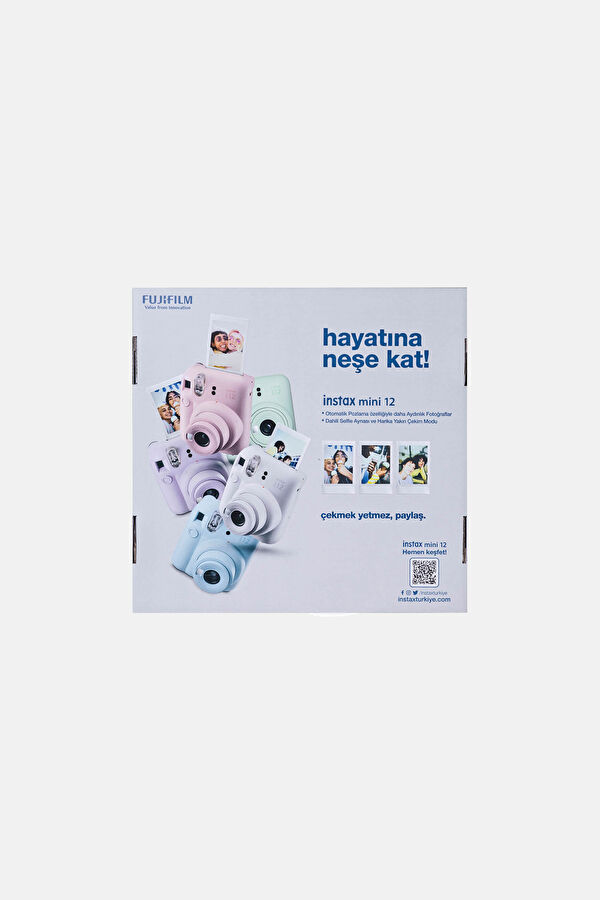 Instax Mini 12 Pastel Mavi Bundle Box 4