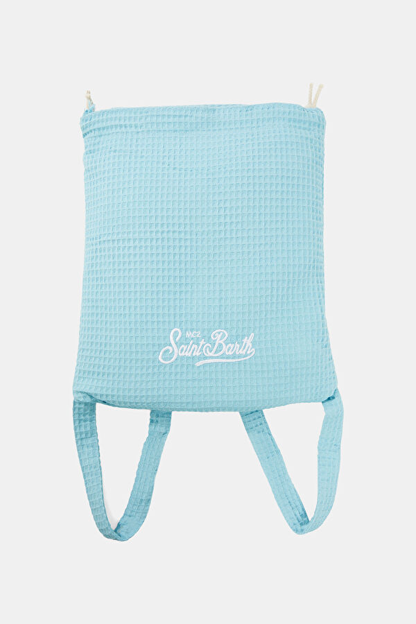 Light Blue Design Filled Bag