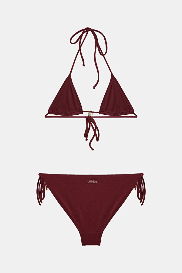 Plum Tie-Up Women's Bikini 2