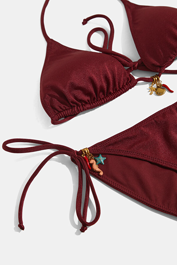 Plum Tie-Up Women's Bikini 3