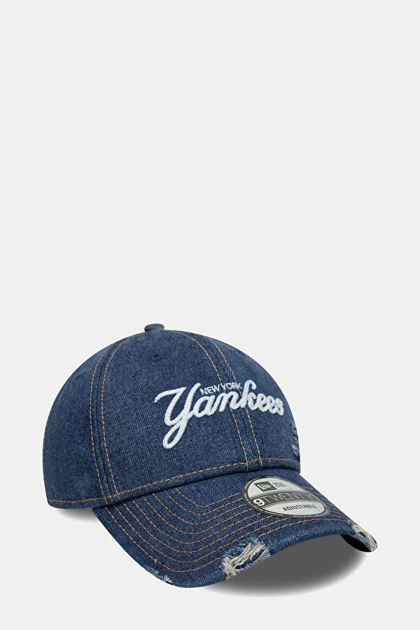 Denim Distress 9Twenty Neyyan Koyu Mavi Şapka 4
