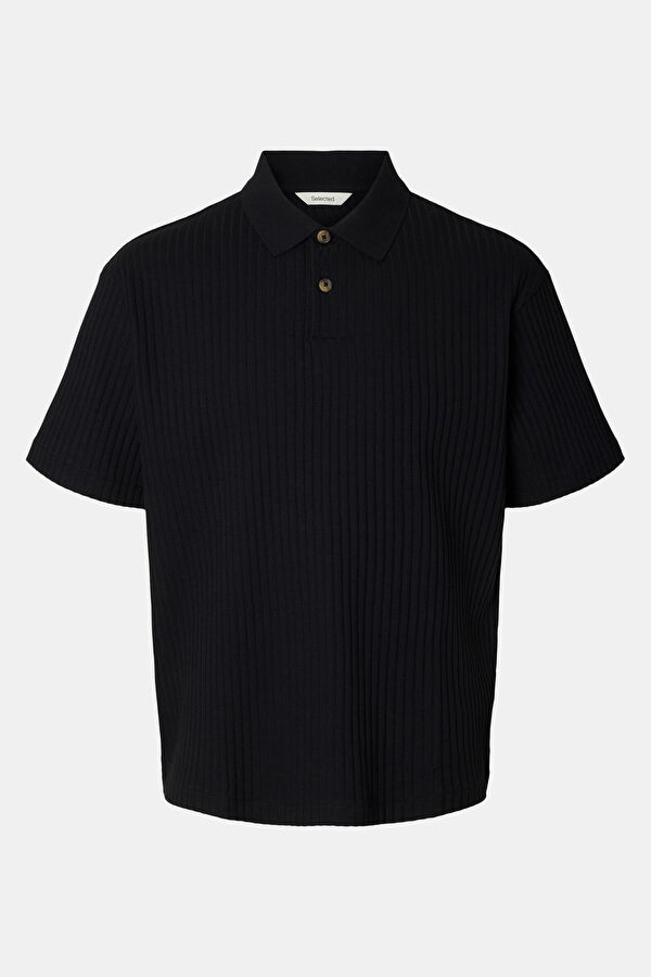 Black Men's Shirt (Relaxed Fit)