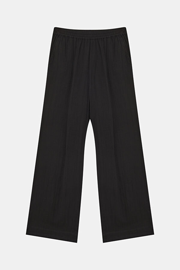 Black Wide Leg Women's Pants
