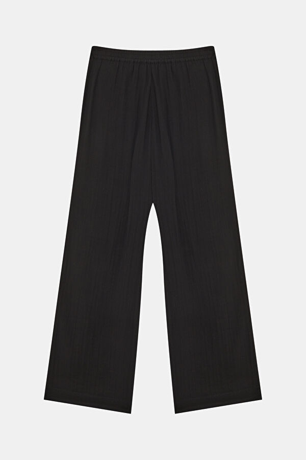 Black Wide Leg Women's Pants 2