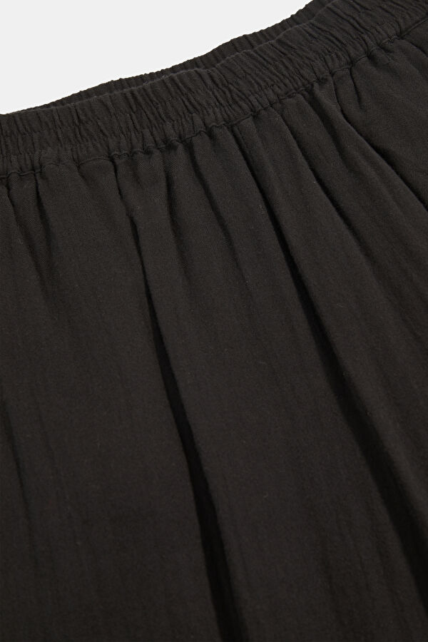 Black Wide Leg Women's Pants 3