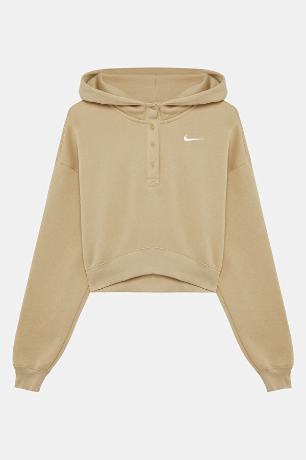 Light Brown Hooded Women's Sweatshirt