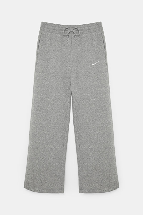Gray Melange Wide Leg Women's Sport Pants