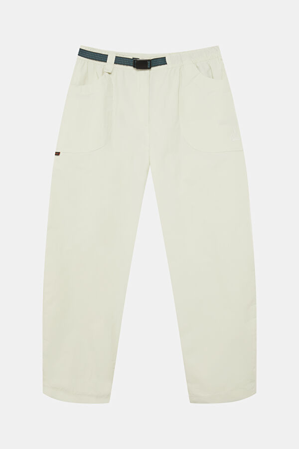 Krem Straight Kadın Spor Pantolon