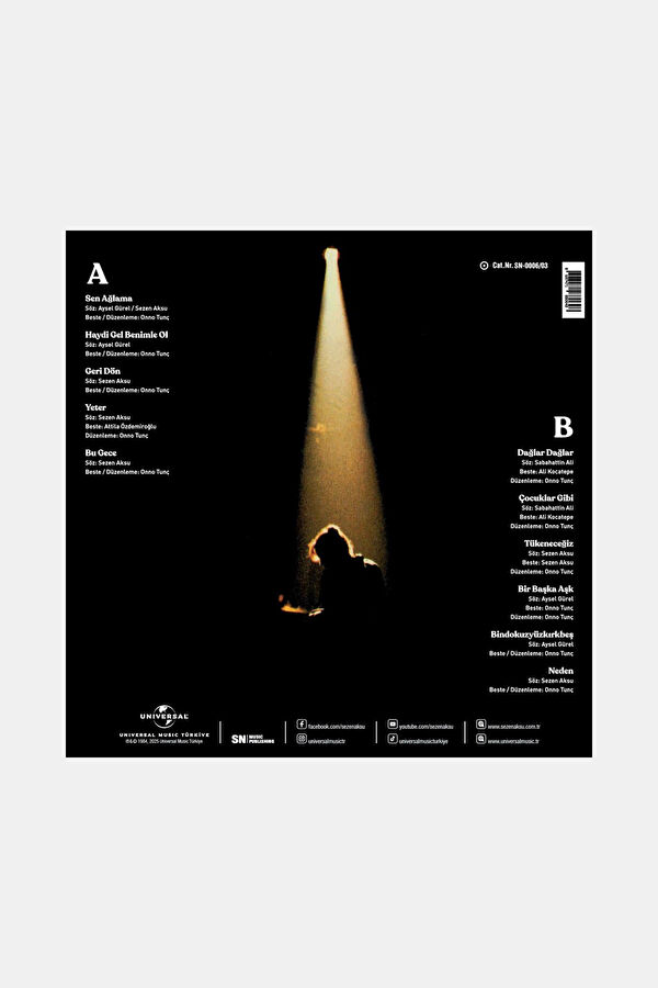 Sezen Aksu - Sen Ağlama /Lp 2