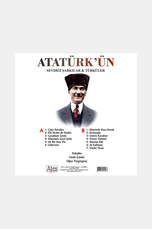 Atatürk'ün Sevdiği Şarkılar - Huzurunda Okuyan/2Lp 2